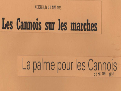 La Mémoire des cannois