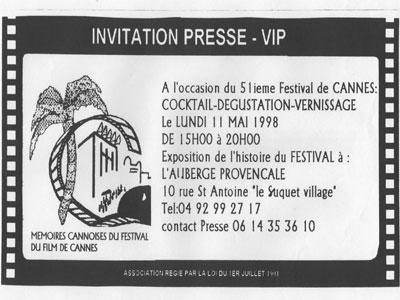 Invitation Press VIP